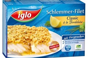 iglo Deutschland: Ein Hoch auf das Original: iglo präsentiert sein Schlemmer-Filet in neuem Gewand (BILD)