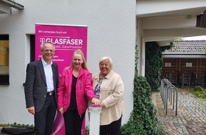 Deutsche Telekom AG: Glasfasernetz steht: Sauerlach spielt in der Gigabit-Liga