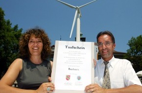 BKW Energie AG: 90 Prozent mehr Windstrom vom Mont-Crosin BE: Berner Regierungsrätin Egger Botschafterin für Windenergie