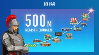 Goodgame Studios: Goodgame Studios erreicht Meilenstein: 500 Millionen registrierte Spieler