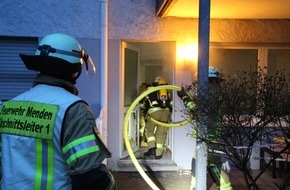 Freiwillige Feuerwehr Menden: FW Menden: Zimmerbrand - Rauchmelder verhindern Schlimmeres