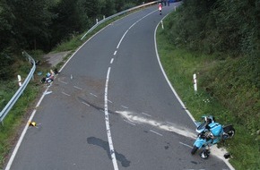 Polizei Düren: POL-DN: Lebensgefährlich verletzt bei Motorradunfall