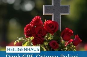 Polizei Mettmann: POL-ME: Grab-Blumen von Friedhof entwendet: Polizei klärt Fall Dank GPS-Ortung - Heiligenhaus - 2403078