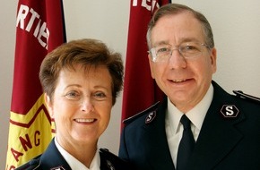Heilsarmee / Armée du Salut: Armée du Salut: installation des nouveaux Chefs
