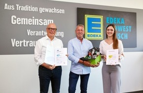 Edeka Südwest: Presse-Information: Mitarbeiter für 40 Jahre Betriebszugehörigkeit geehrt