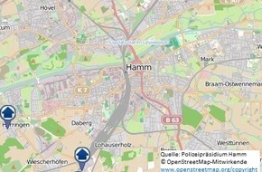Polizeipräsidium Hamm: POL-HAM: Wohnungseinbruchs-Radar für die Woche vom 9. April bis zum 15. April 2018