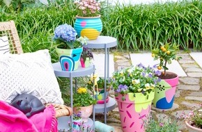 edding Gruppe: Jetzt wird's bunt - Deko für Balkon und Terrasse selbst gestalten