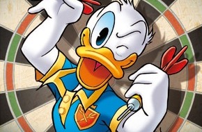 Egmont Ehapa Media GmbH: Darts-Welle begeistert Entenhausen – Donald Duck im Pfeile-Fieber!