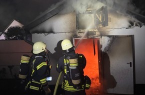 Feuerwehr Leverkusen: FW-LEV: Brand eines Anbaus Ratherkämp