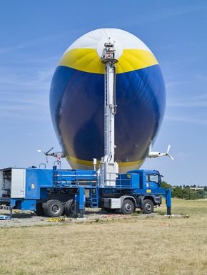 Forschende messen mit einem Zeppelin die Luftqualität über Nordrhein-Westfalen