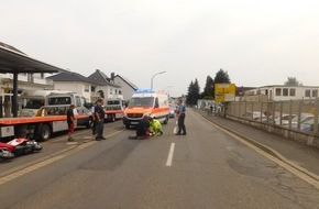 Polizeidirektion Mayen: POL-PDMY: Rollerfahrerin bei Verkehrsunfall schwer verletzt