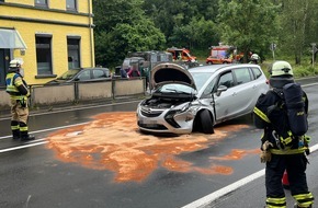 Feuerwehr Herdecke: FW-EN: Verkehrsunfall mit sechs verletzten Personen - Zwei Unwettereinsätze