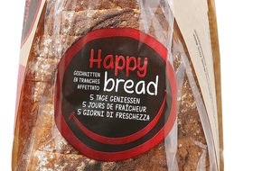 Migros-Genossenschafts-Bund: Migros: "Happy bread", das erste langhaltbare Frischbrot ohne Konservierungsstoffe