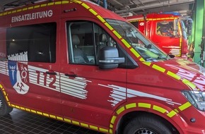 Feuerwehr Oberhausen: FW-OB: Brennender Gasgrill sorgt f&uuml;r Feuerwehreinsatz