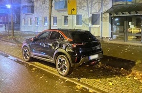 Polizeipräsidium Nordhessen - Kassel: POL-KS: Linke Seite von geparkten Opel in Heßbergstraße beschädigt: Polizei bittet um Hinweise nach Unfallflucht