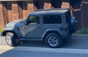 Polizei Essen: POL-E: Essen: Diebstahl zweier Jeep Wrangler binnen weniger Tage - Zeugen gesucht