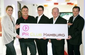 PR-Club Hamburg e. V.: PR Club Hamburg-Vorstand neu gewählt und erweitert / Zusammenschluss mit dem Hamburg@work e.V. besiegelt (BILD)