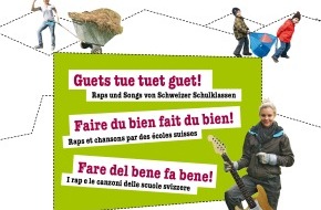 Migros-Genossenschafts-Bund Direktion Kultur und Soziales: Percento culturale Migros: vincitori del concorso 2012/2013 per testi di canzoni «Fare del bene fa bene!» / Le classi svizzere rappano e cantano per volontariato