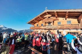 SkiWelt Wilder Kaiser-Brixental Marketing GmbH: Hütten-Gaudi-Wochen in der SkiWelt mit Skiguides, Livemusik und guter Stimmung - BILD