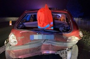 Polizei Bielefeld: POL-BI: Zwei Schwerverletzte bei Auffahrunfall