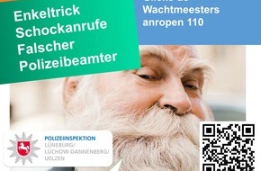 Polizeiinspektion Lüneburg/Lüchow-Dannenberg/Uelzen: POL-LG: "Schon wieder!" - Präventions-Aktion aktueller denn je: "Weiterleiten, teilen und darüber sprechen! ++ Frauen erhalten SMS bzw. WhatsApp-Nachricht und überweisen Geld für/an die ...