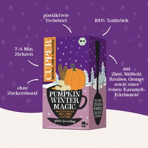 Presseinfo: Neue Cupper Teas Limited Edition: Pumpkin Winter Magic