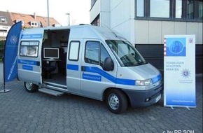 Polizeipräsidium Südosthessen - Offenbach: POL-OF: Vorankündigung: Beratungsmobil macht Halt in Schöneck