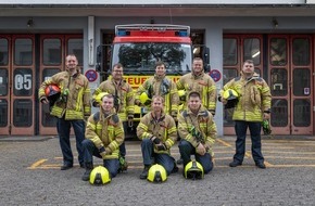 Feuerwehr Ratingen: FW Ratingen: Feuerwehr Ratingen - Hauptamt und Ehrenamt stehen Seite an Seite