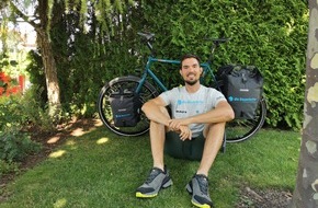 die Bayerische: Pressemeldung: 20.000 Kilometer mit dem Fahrrad: die Bayerische sponsert ehemals gelähmten Kunden bei Panamericana-Abenteuer