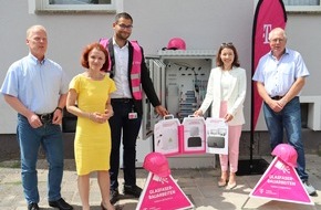 Deutsche Telekom AG: Glasfaserausbau: Maintal im Stadtteil Bischofsheim spielt in der Gigabit-Liga