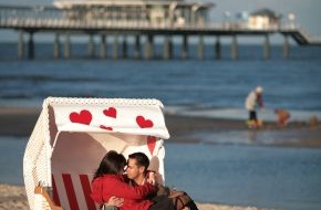 Tourismusverband Mecklenburg-Vorpommern: Herz-Strandkorb zum Valentinstag