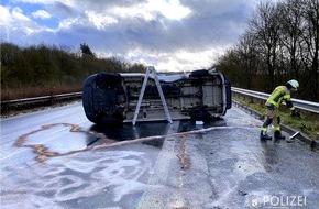 Polizeipräsidium Westpfalz: POL-PPWP: Unfälle nach kurzem Schneeschauer
