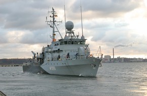 Presse- und Informationszentrum Marine: Minenjagdboot "Herten" zurück aus Arabischem Meer (mit Bild)