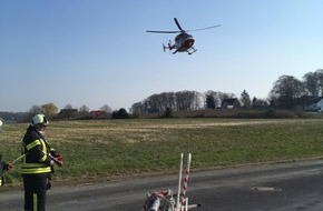 Feuerwehr Sprockhövel: FW-EN: Verkehrsunfall mit Motorrad