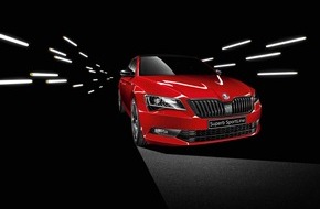 Skoda Auto Deutschland GmbH: Rassiges Topmodell: SKODA SUPERB SportLine ab sofort bestellbar (FOTO)