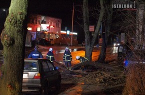 Feuerwehr Iserlohn: FW-MK: Update Sturmeinsätze 21:50 Uhr