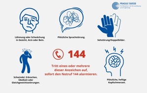 FRAGILE Suisse: Weltschlaganfalltag - Hirngesundheit betrifft uns alle