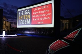Verband des eZigarettenhandels e.V. (VdeH): "Liebe SPD: Eine überzogene Nikotinsteuer kann tödlich sein."