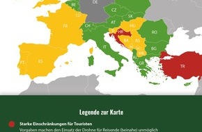 prBote: Presseinformation | Sommerurlaub mit der Drohne: EU-Länderübersicht und rechtliche Stolperfallen