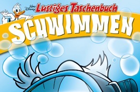 Egmont Ehapa Media GmbH: Planschen, lachen, lesen - mit dem Lustigen Taschenbuch "Schwimmen"!