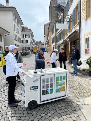 Medienmitteilung: &laquo;Murten: Mit einem Schmunzeln zu mehr Sauberkeit&raquo;