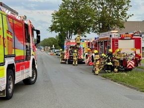 FW Paderborn: Industriebrand an der Halberstädter Straße