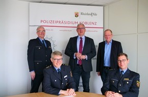 Polizeipräsidium Koblenz: POL-PPKO: Wechsel in der Leitung der Polizeidirektion Koblenz