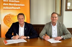 Glasfaser NordWest GmbH & Co. KG: Gemeinsam in Richtung digitale Zukunft: Glasfaser Nordwest und Landkreis Wittmund unterzeichnen Kooperationsvereinbarung