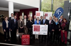 Great Place to Work® Institut Deutschland: Beste Arbeitgeber aus Niedersachsen und aus Bremen ausgezeichnet - Preisverleihung im Haus der Region Hannover (FOTO)