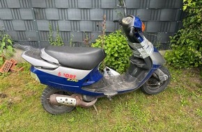 Polizei Warendorf: POL-WAF: Beckum. Eigent&uuml;mer f&uuml;r sichergestellten Roller gesucht