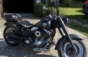 Polizeidirektion Hannover: POL-H: Wettbergen: Harley-Davidson entwendet - Polizei bittet um Hinweise