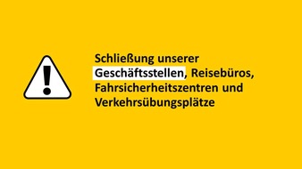 ADAC Hessen-Thüringen e.V.: ADAC Geschäftsstellen in Hessen und Thüringen schließen, bleiben aber telefonisch erreichbar