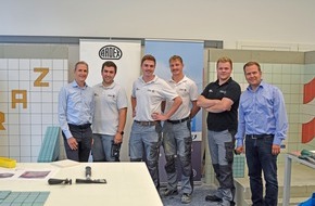 ARDEX GmbH: Fliesen-Nationalmannschaft trainiert zum vierten Mal  bei Ardex in Witten