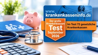 krankenkassennetz.de GmbH: Krankenkassentest 2026: Neuer Wegweiser f&uuml;r Versicherte